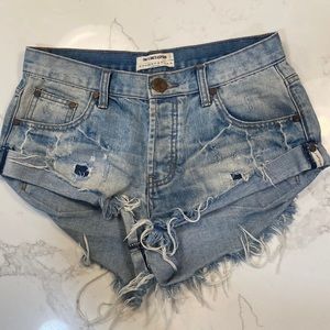 Size 25 One teaspoon bandits shorts